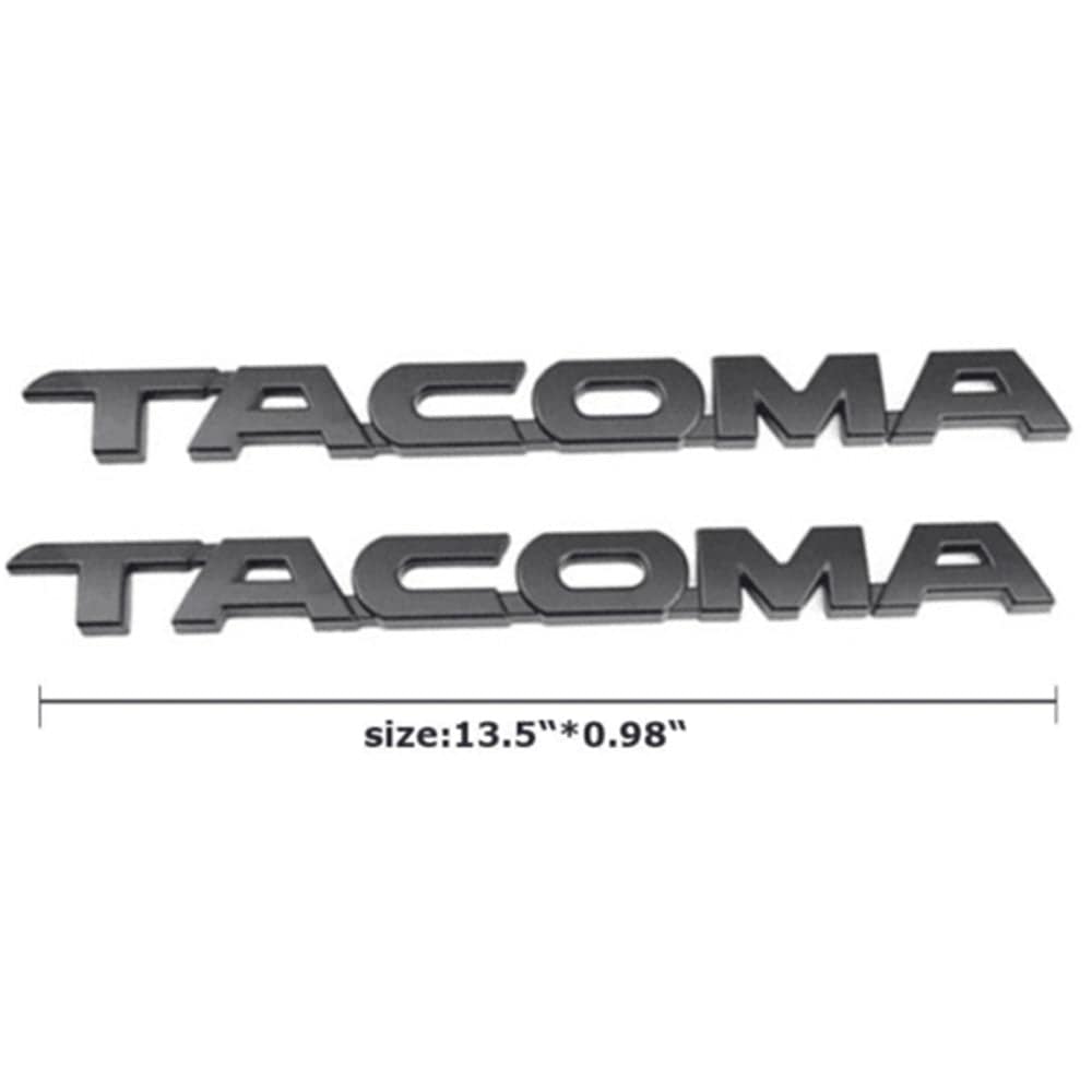 thumbnail image 2 of Genuine Toyota Tacoma Blackout Emblems – 2012-2015 – OEM Replacement Overlays 2 of 6