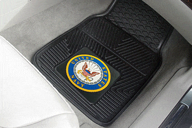 FANMATS Military Vinyl Floor Mats - Army, Navy, Marines