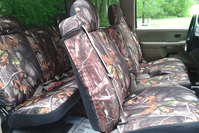 Saddleman Surefit Camo Truck Seat Covers - Custom Fit Camouflage Seat