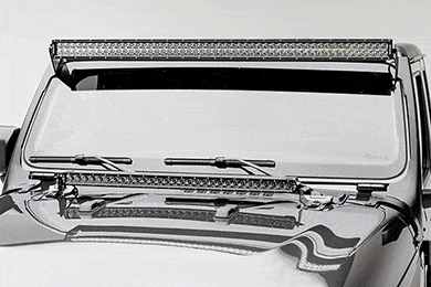 ZROADZ A-Pillar Light Mounts for Jeep Wrangler - Mount Up To 3 Light Pods Per Mount!