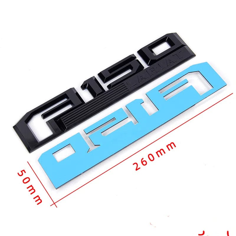 Ford F-150 XLT Fender Emblems Matte Black ‎FL3Z-16720-D