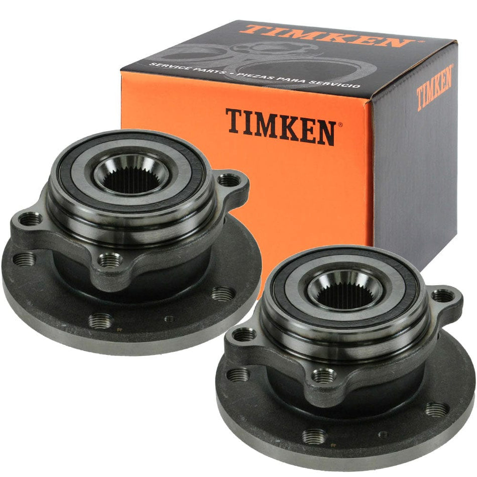 Timken HA590106 Front Wheel Bearing Hub Assembly Audi A3 Q3 2006-2018 2pcs