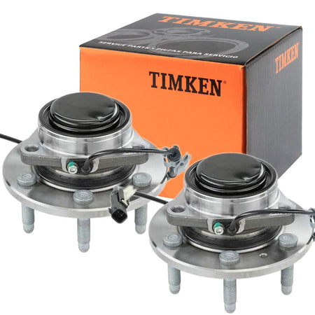 TIMKEN HA590541 Front Wheel Bearing & Hub Assembly for 2014-2016 GMC Sierra 1500 (2 PACK)