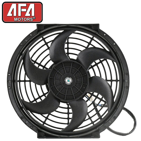 10" Inch Universal Slim Fan Push Pull Electric Radiator Cooling 12v 80w