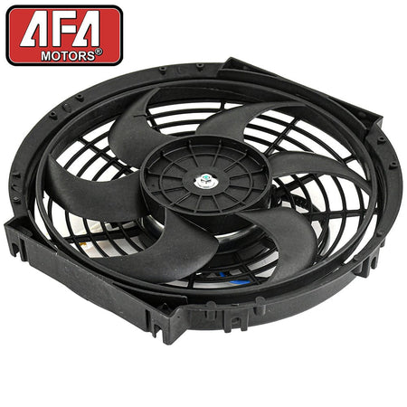 10" Inch Universal Slim Fan Push Pull Electric Radiator Cooling 12v 80w