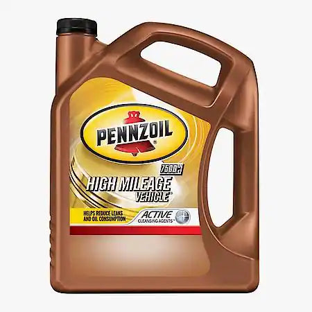 Pennzoil High Mileage 10W-30 Conventional Motor Oil, 5 Quart