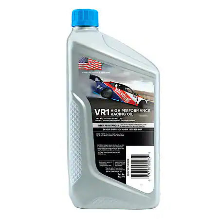 Valvoline VR1 Conventional 10W-30 Motor Oil: High Performance High Zinc, 1 Quart