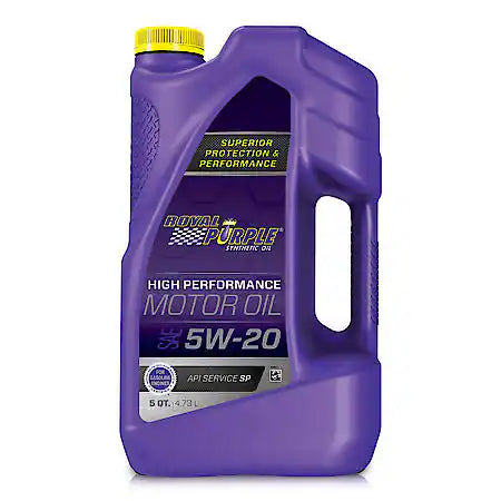 Royal Purple SAE Multi-Grade Synthetic Motor Oil 5W20 (5 Quart)