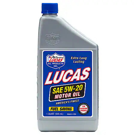 Lucas Oil Products Fuel Saving 5W-20 Conventional Motor Oil, 1 Quart