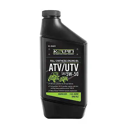 Kolpin Full Synthetic Engine Oil ATV/UTV, 5W-50 (1 Quart)