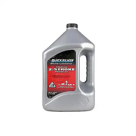 Quicksilver Premium TC-W3 2-Stroke Oil (1 Gallon)