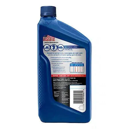 Valvoline 2-Cycle Multi-Purpose Conventional TC-W3 Engine Oil: 1 Quart