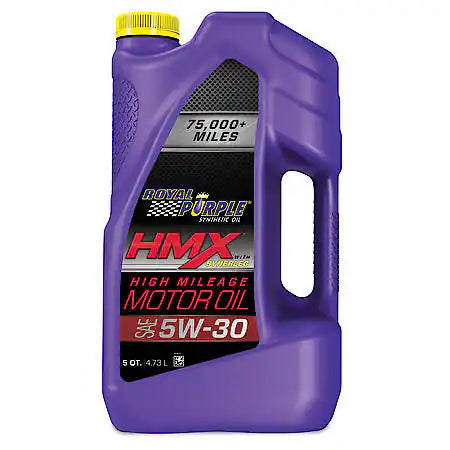 Royal Purple HMX SAE 5W-30 High-Mileage Synthetic Motor Oil (5 Quart)