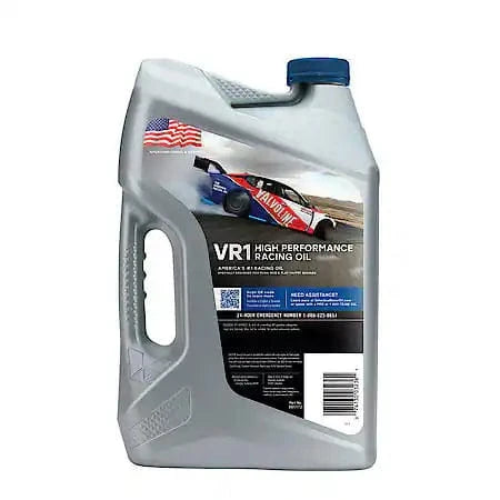 Valvoline VR1 Conventional 20W-50 Motor Oil: High Performance High Zinc, 5 Quart