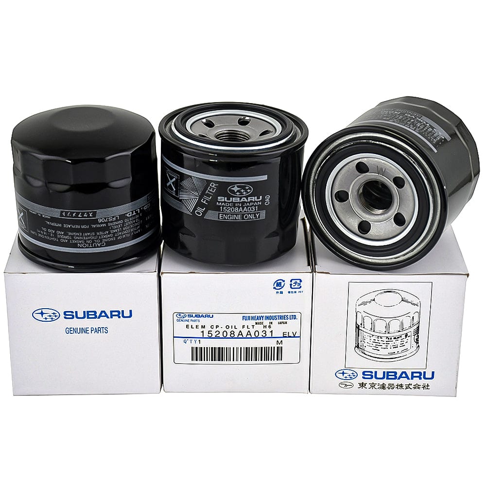 Subaru 15208AA031 Genuine OEM Oil Filters - Pack of 3 for Impreza Legacy