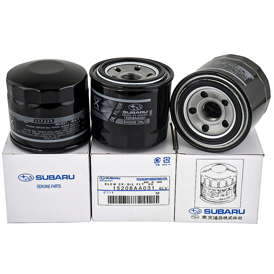 Subaru Oil Filter 15208AA031, 3pcs