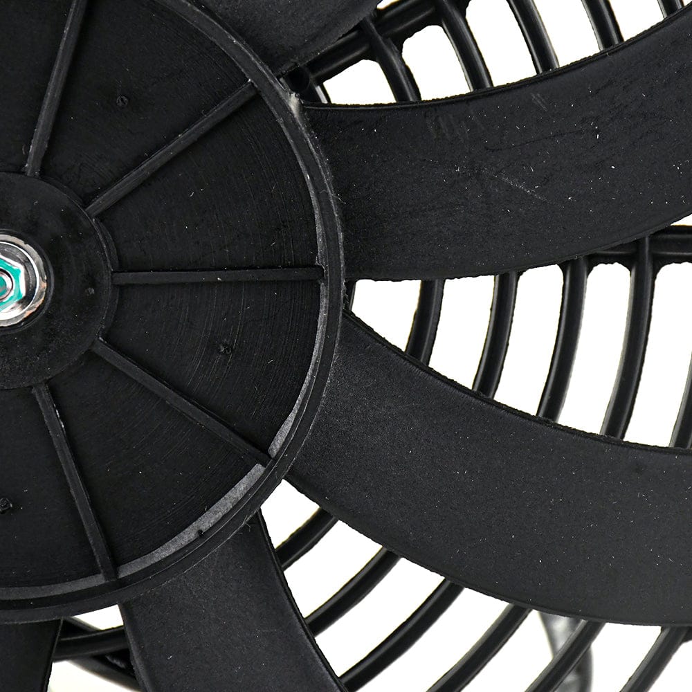 16" 12V 160W Electric Radiator Cooling Fan Curved Blade Push Push