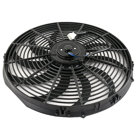 16" Electric Cooling Fan 12V 160W | Curved Blade Push Type