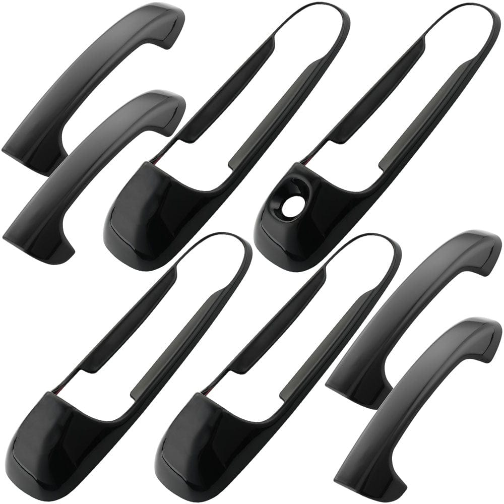 Gloss Black Door Handle Cover For Grand Cherokee Commander Ram 1500