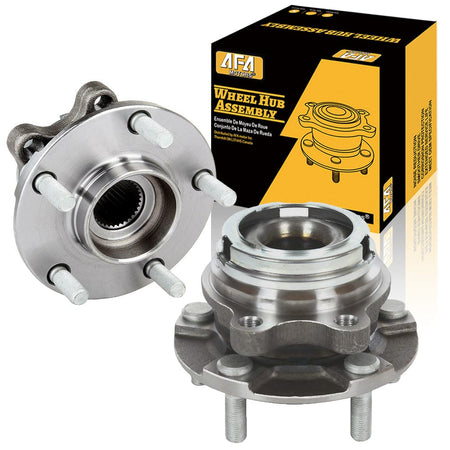 Pair Front Wheel Hubs & Bearings For 2009-14 Nissan Murano/2011 Quest