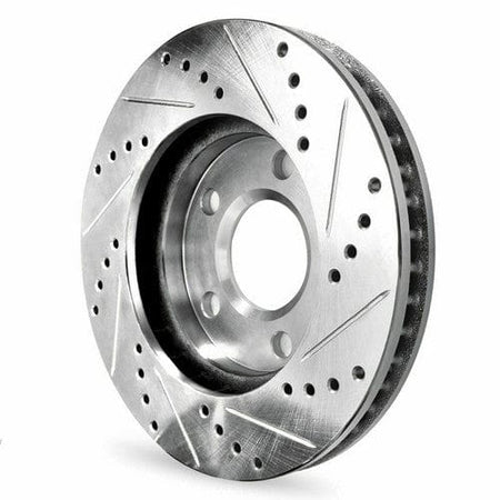 Chevy Malibu Cobalt K2164 Front Drilled Brake Rotors & Pads