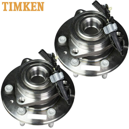 TIMKEN HA590491 Front Wheel Bearing & Hub Assembly for Chevy Truck (2 PACK)