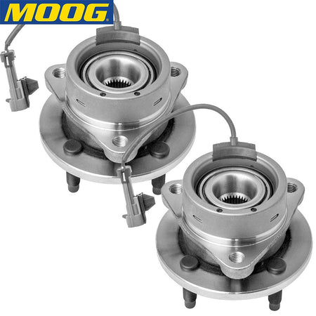 MOOG 513204 Front Wheel Bearing Hub 2003-2010 Chevy Cobalt Saturn Ion Pontiac G5 Pursuit (set of 2)