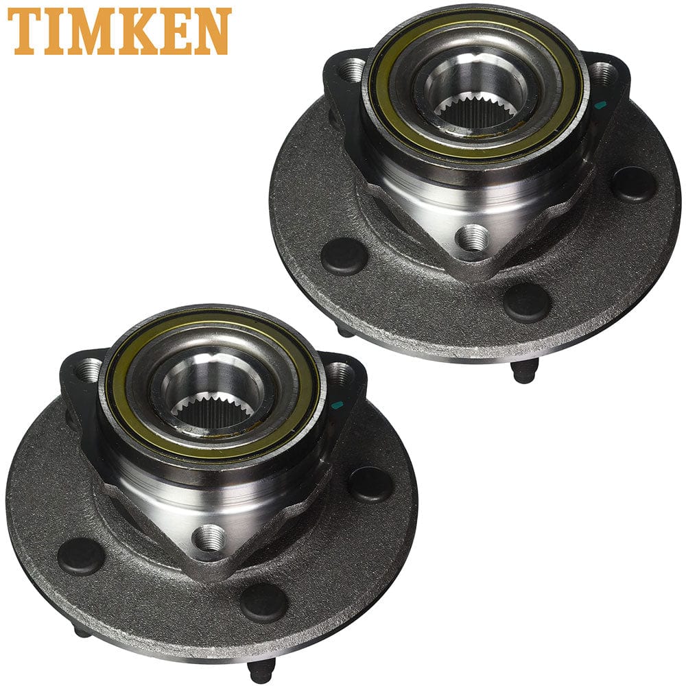 Timken HA599863 Front Wheel Bearing Hub Assembly for 2000 2001 Dodge Ram 1500-No ABS 4WD 2pcs