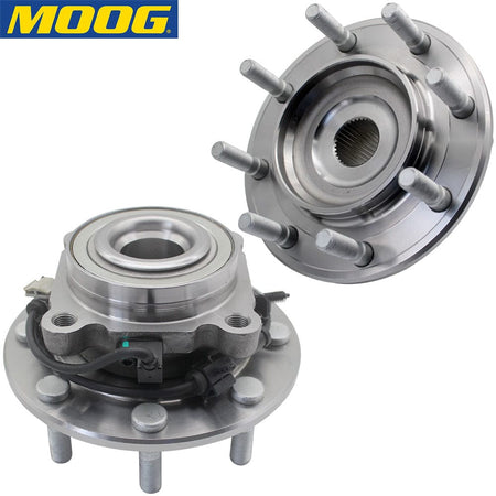 Moog 515087 Front Wheel Bearing Hub Assembly 2001-2007 Chevy Silverado 3500 GMC Sierra 2PC