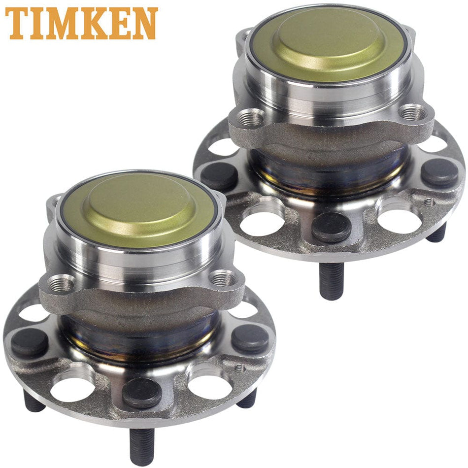 TIMKEN HA590484 Rear Wheel Bearing and Hub Assembly For Honda Accord 5 Lug W/ABS-2pcs