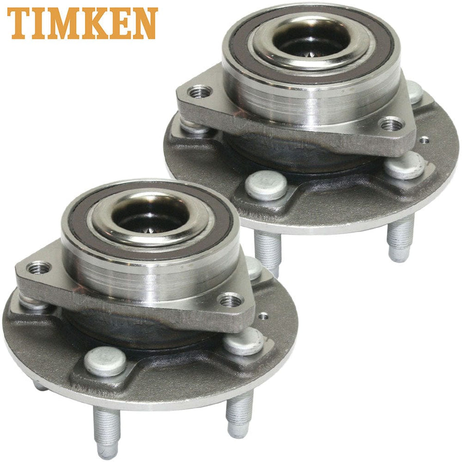 Timken 590260 Front Wheel Bearing Hub Assembly Cadillac CTS Chevy Camaro 2008 2019 2pcs