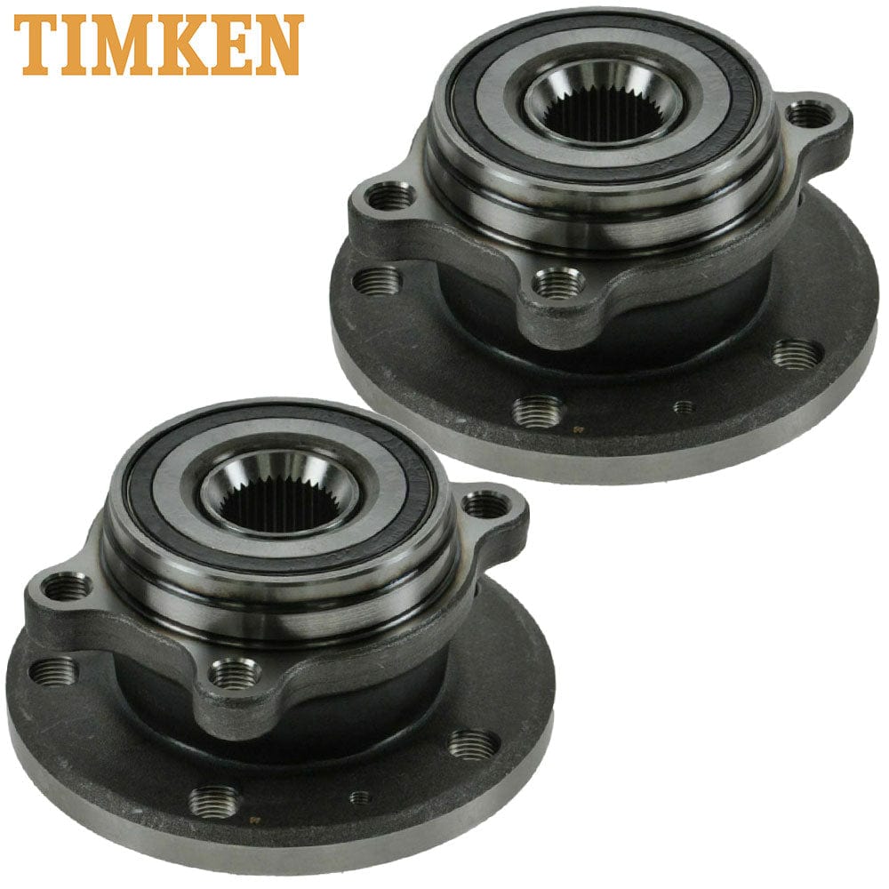 Timken HA590106 Front Wheel Bearing Hub Assembly Audi A3 Q3 2006-2018 2pcs