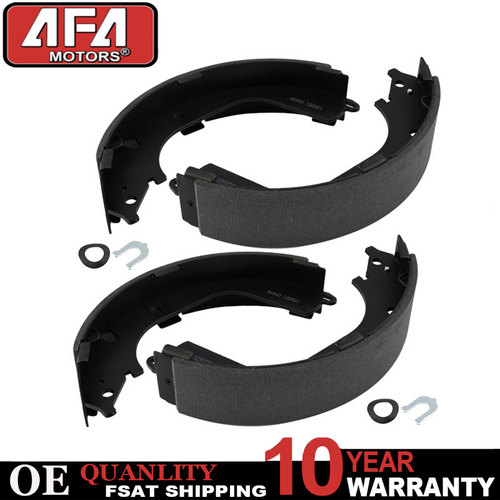 Ceramic Rear Brake Shoes For 2008 2009 2010-2013 Chevy Silverado GMC Sierra 1500