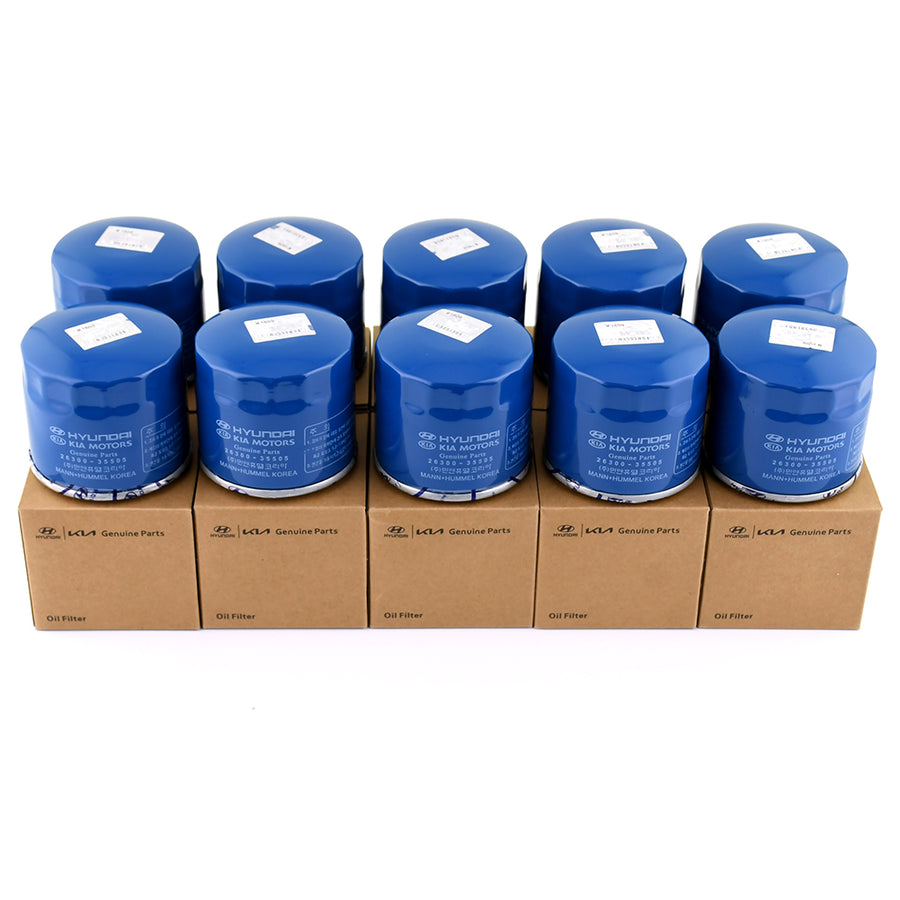 Hyundai Oil Filter 26300-35505 10pcs