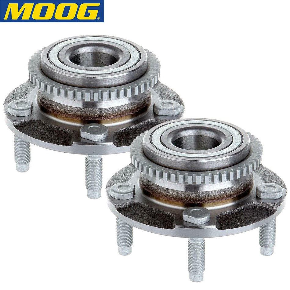 MOOG 513115 Front Wheel Bearing and Hub Assembly 1994-2004 Ford Mustang (2 PACK)