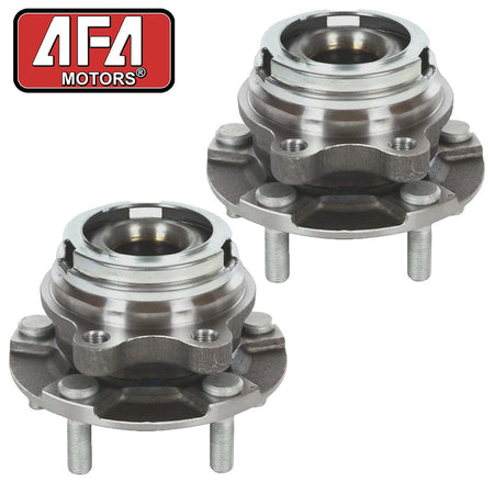 Pair Front Wheel Hubs & Bearings For 2009-14 Nissan Murano/2011 Quest
