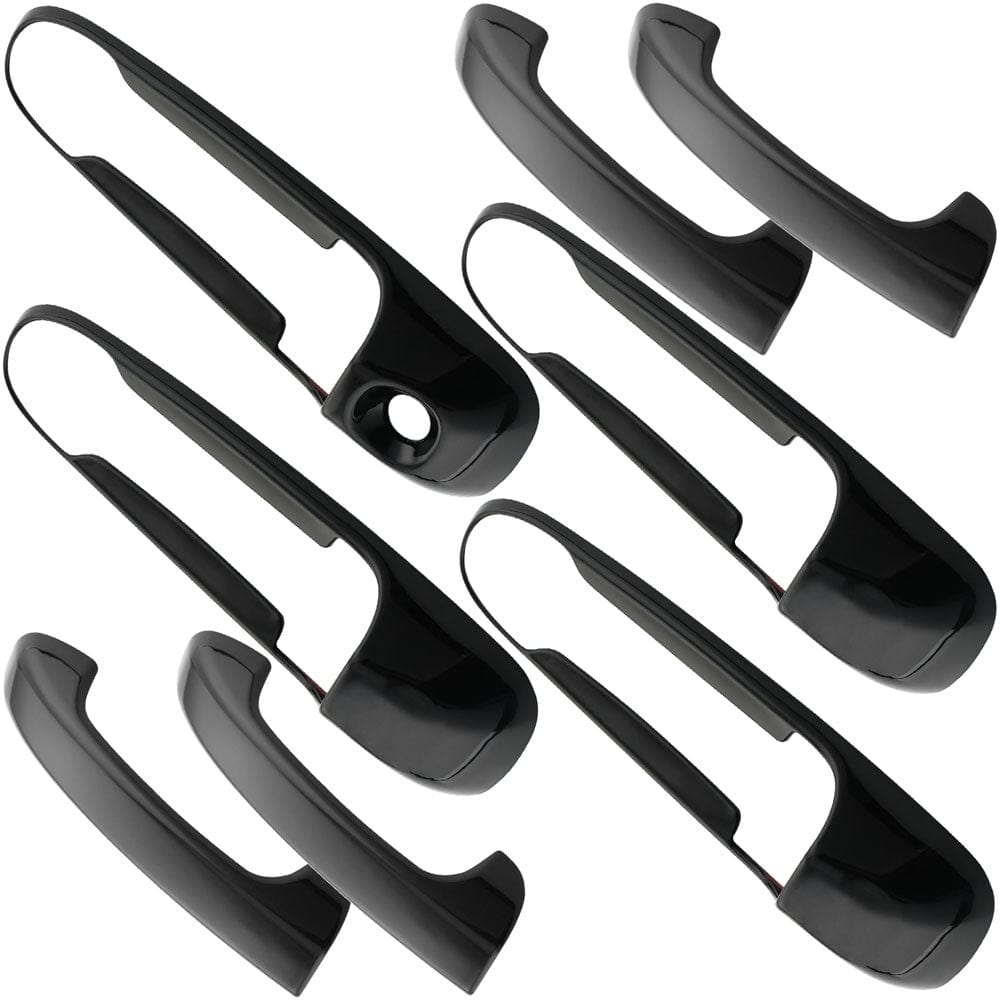 Gloss Black Door Handle Cover For Grand Cherokee Commander Ram 1500