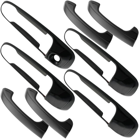 Gloss Black Door Handle Cover For Grand Cherokee Commander Ram 1500