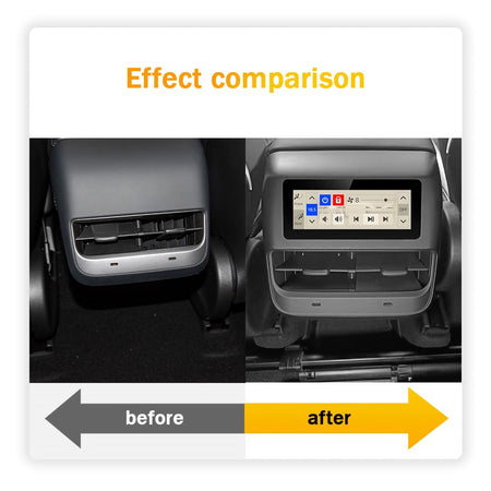 Model 3 & Y Rear Multimedia LCD Display Screen Air Conditioning Control