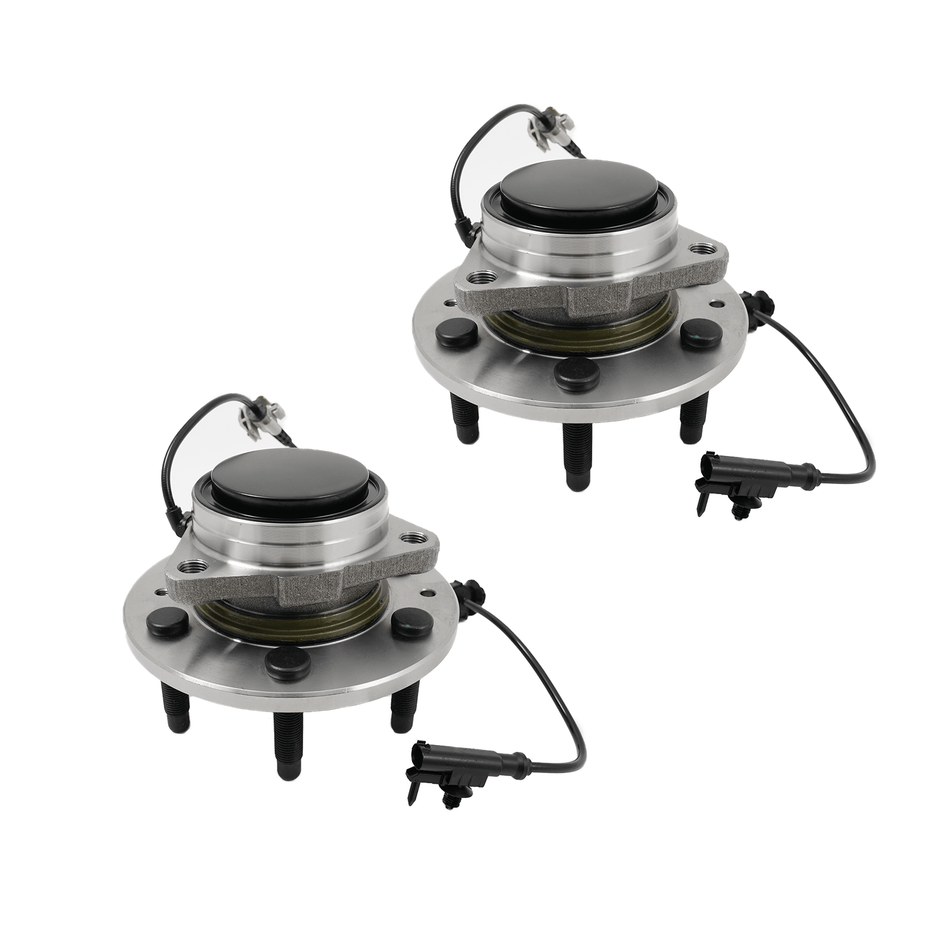 2WD Front Wheel Bearing Hub Pair fit for Silverado Sierra 1500 6-Lug 07- 13