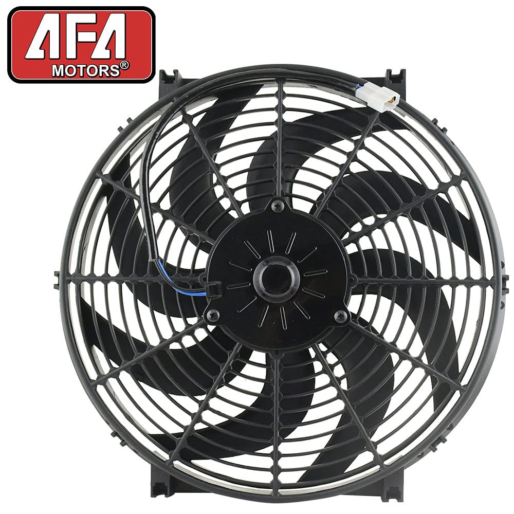 14" Heavy Duty Reversible Radiator Electric Wide Curved Blade FAN 12V 3000 CFM