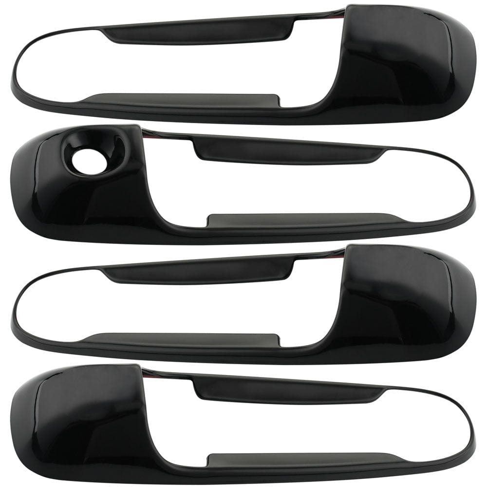 Gloss Black Door Handle Cover For Grand Cherokee Commander Ram 1500