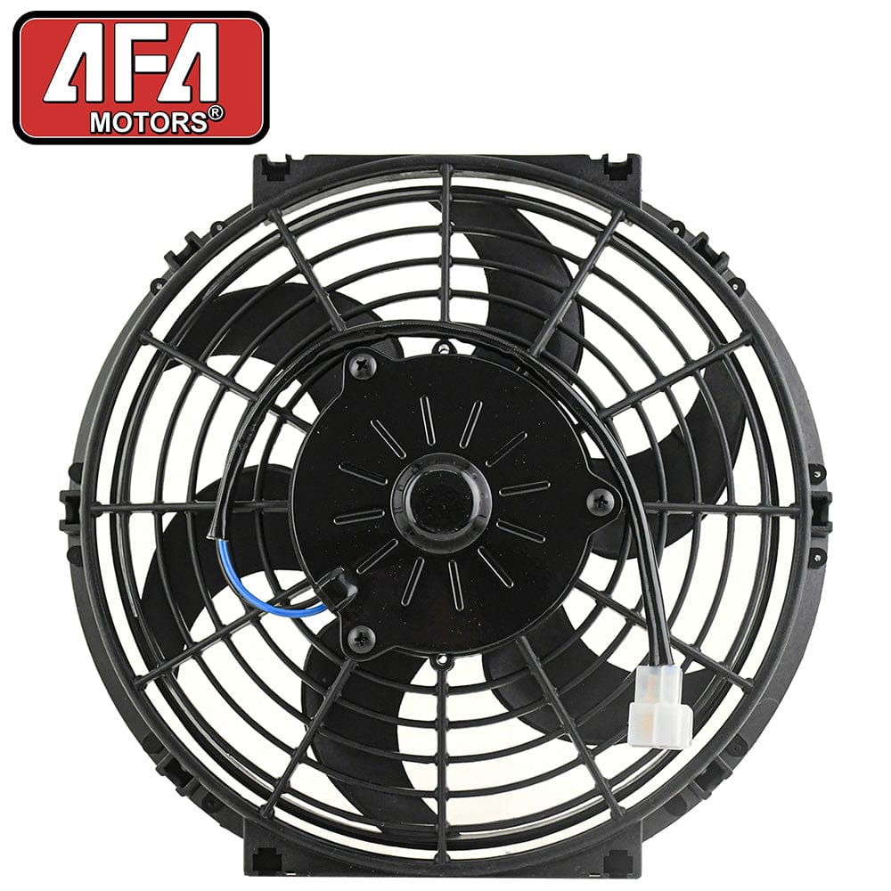 10" Inch Universal Slim Fan Push Pull Electric Radiator Cooling 12v 80w