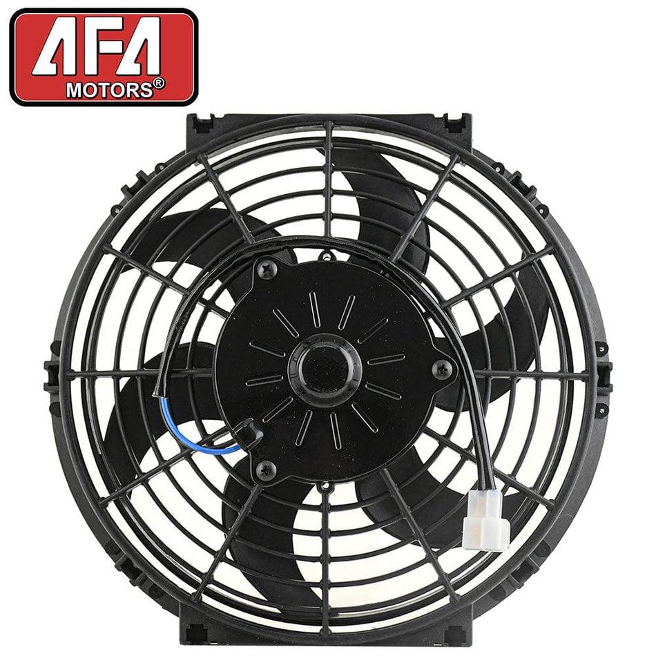 10" Inch Universal Slim Fan Push Pull Electric Radiator Cooling 12v 80w