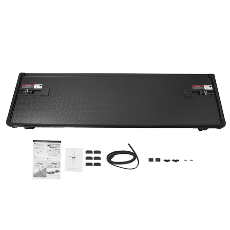 4 Fold 5.8FT Bed Hard Truck Tonneau Cover Fit For Chevy Silverado GMC 14-18