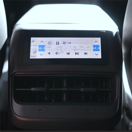 Model 3 & Y Rear Multimedia LCD Display Screen Air Conditioning Control