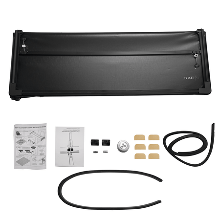 5.5FT 67.4'' Tri-Fold Bed Tonneau Cover Fit For Ford F-150 F150 2015-2025 Truck