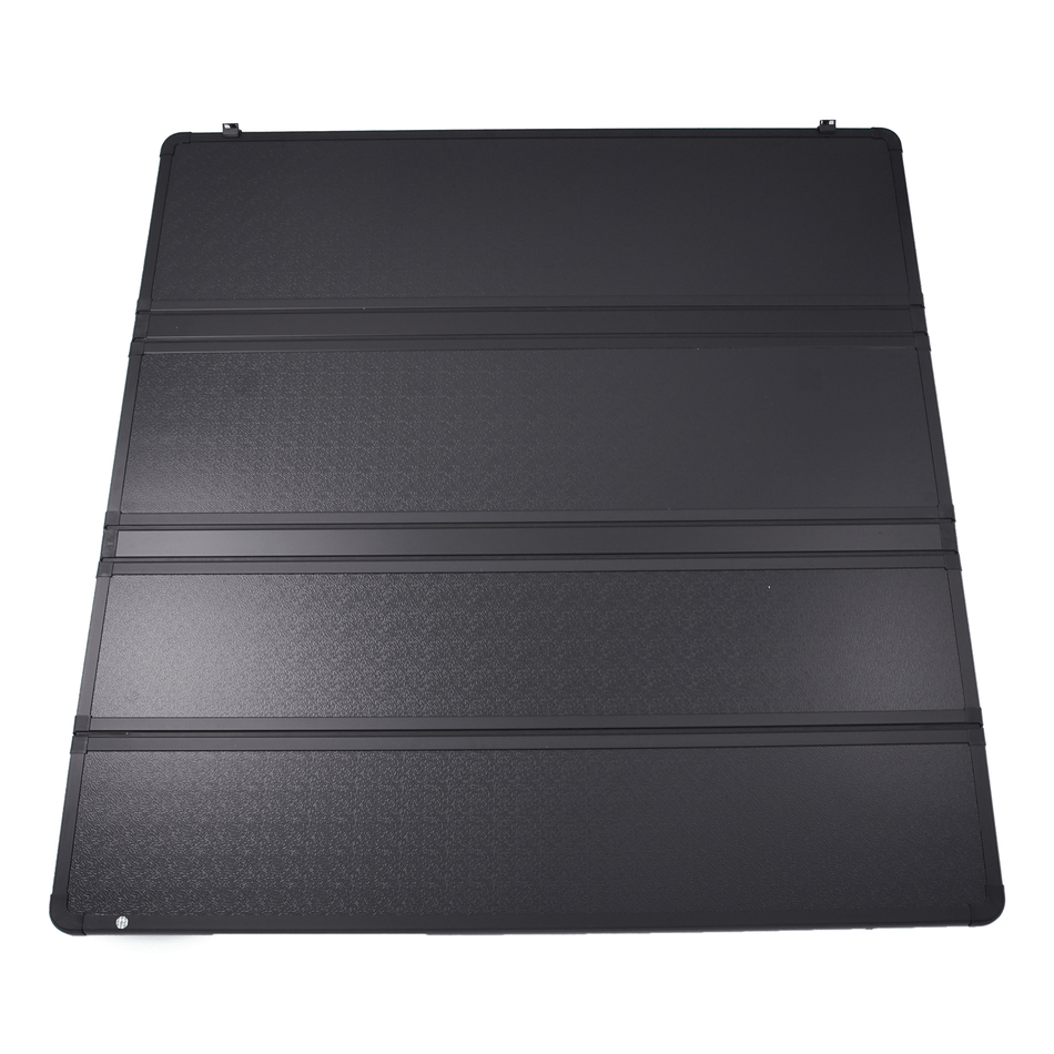 5.5FT Hard Tonneau Cover Fit For Ford F-150 2015-2025 Truck Bed W/ Lamp 4-Fold