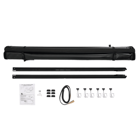 5.8FT Roll Up Tonneau Cover Fit For Chevy Silverado Sierra 1500 Truck Bed 14-18