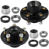 Trailer Idler Hub 5 on 4.5 For 3500 lbs Axle 5x4.5 5 Lug Trailer Hub Kits